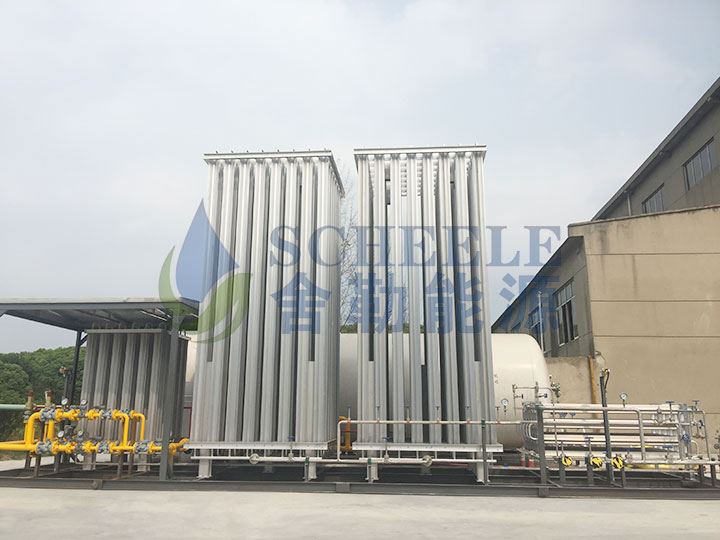 Structural characteristics of LNG gasification skid