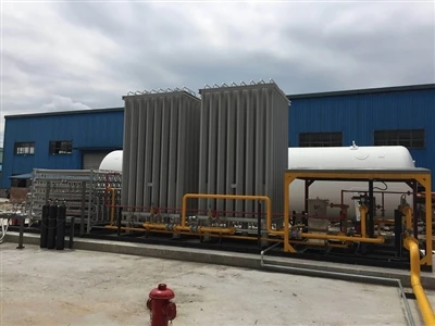 Gasification pressure regulating skid operation steps