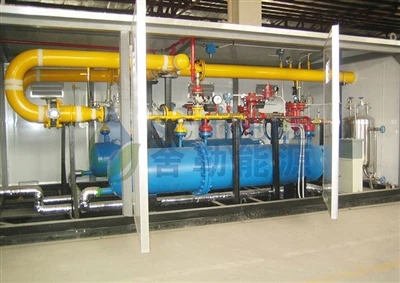 What are the equipment of natural gas pressure reduction station