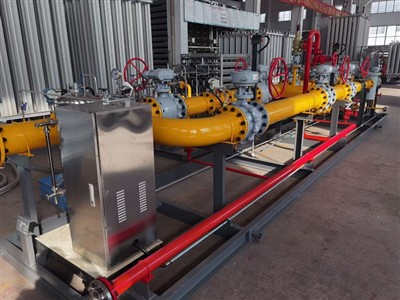 SCHEELE Gasification Skid And Pressure Regulating Skid Ready For Shipment